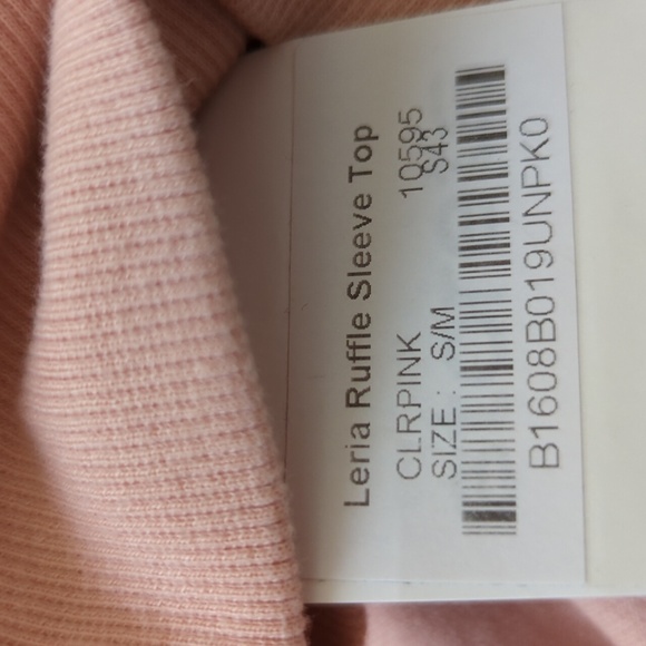 Storets Leira Pink Ruffle Sleeve Sweatshirt - Picture 15 of 16